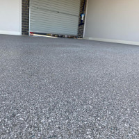 Epoxy coating will transform any garage space. Easy to clean and maintain
